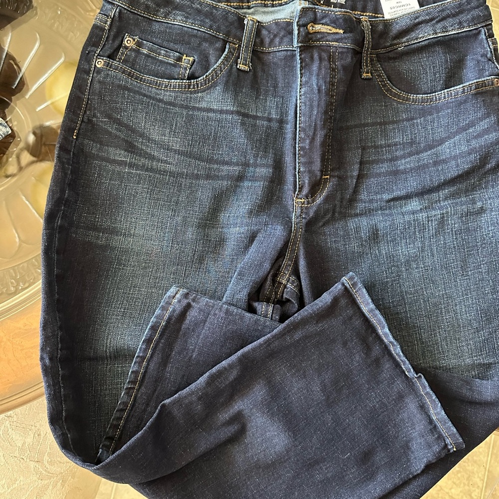 Lee Dark Indigo Capri Jeans